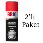 Brio 2x200 ml Etiket Yapışkan Temizleme Spreyi