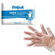 Burpak Hdpe 100 Adet Şeffaf Eldiven