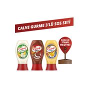 Calve 245 gr Ranch Sos + 290 gr Barbekü Sos + 240 gr Cheddar Sos