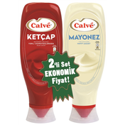 Calve 600 gr Acısız Ketçap + 540 gr Light Mayonez 2'li Set