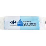 Carrefour 20'li 65x80 cm Büyük Boy Çöp Torbası