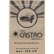 Castro 250 gr Kağıt ve Metal Filtre Brezilya Cerrado Mineiro Kahve