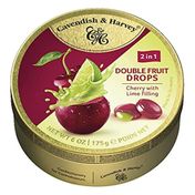 Cavendish & Harvey 175 gr Double Fruit Drops Limon Dolgulu Kirazlı Şeker