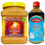 Çavuşoğlu 930 gr Kepeksiz Bozkır Tahini + 1 kg Keçiboynuzu Pekmezi