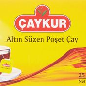 Çaykur 25'li 50 gr Altın Süzen Poşet Çay