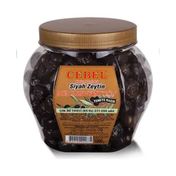 Cebel 1 kg Pet 231-260 Kalibre Çok İri Taneli Siyah Zeytin
