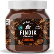 Cebel Fındık Parçacıklı Kakaolu Fındık Kreması Cam Kavanoz 700 gr