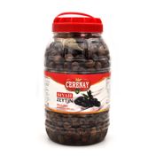 Cerenay Zeytincilik 291-320 Kalibre 2 kg Az Tuzlu Gemlik Yağlı Sele Sofralık Siyah Kahverengi Zeytin