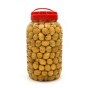 Cerenay Zeytincilik İri Boy 121-140 Kalibre 2 kg Domat Çizik Kokteyl Yeşil Zeytin