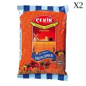 Çevik 2 x 1 kg Kırmızı Mercimek