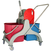 Ceymop Plastik Presli Çift Kovalı Temizlik Seti