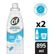 Cif 2x895 ml Konsantre Zemin Uzmanı Fayans Beyaz Sabun