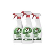 Cif 3x750 ml Krem Sprey %100 Krem Gücü