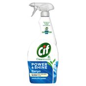 Cif 750 ml Power Shine Cleanboost Banyo Temizleyici ve Kireç Çözücü Sprey Temizleyici