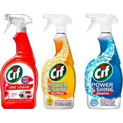 Cif Her Yer Leke Uzmanı 3x750 ml Sprey Yüzey Temizleyici