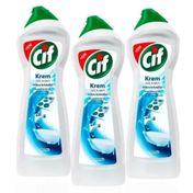 Cif Krem Amonyaklı 3x750 ml Yüzey Temizleyici