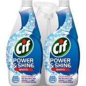 Cif Power Shine 2x750 ml Kalıcı Temizlik Banyo Spreyi