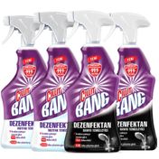 Cillit Bang 4x750 ml Banyo + Mutfak Dezenfektan Sprey Temizleyici