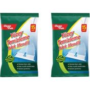 Clean & Fun 15'li Yüzey Temizleme Islak Mendil