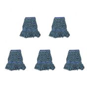 Cod-Ex 5 Adet 25 cm 500 gr Pamuklu Geniş Islak Mop Püskül Paspas Başlığı
