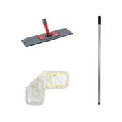 Cod-Ex 50 cm Nemli Mop + Katlanır Aparat + Metal Vidalı Sap