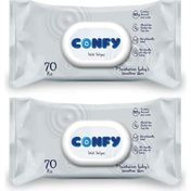 Confy 2x70'li Premium Sensitive Islak Mendil