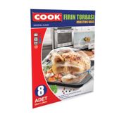 Cook 25x38 cm 8'li Standart Boy Fırın Torbası