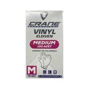 Crane Medium 100'lü Paket Pudrasız Vinyl Eldiven