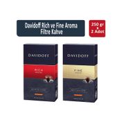 Davidoff 2x250 gr Rich ve Fine Aroma Filtre Kahve