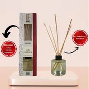 De Parfum 120 ml Kaşmir Kokulu Dekoratif Bambu Çubuklu Oda Kokusu