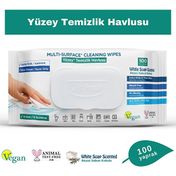 Deep Fresh 100'lü Karbonat & Beyaz Sirke İz Bırakmaz Yüzey Temizleme Havlusu