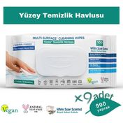 Deep Fresh 9x100'lü Karbonat & Beyaz Sirke İz Bırakmaz Yüzey Temizleme Havlusu
