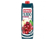 Dimes %100 Elma Vişne 1 lt Meyve Suyu