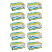 Dolphin 10 Adet 100'lü Paket  Tek Kullanımlık Lateks Beyaz Pudralı Large Muayne Eldiveni