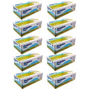 Dolphin Tek Kullanımlık Lateks 100 Adetlik 10 Paket Beyaz Pudralı Small Muayne Eldiveni