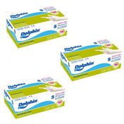 Dolphin Tek Kullanımlık Lateks 100 Adetlik 3 Paket Beyaz Pudralı Small Muayne Eldiveni