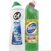 Domestos Dağ Esintisi 810 gr + Cif Krem Amonyaklı 750 ml Temizleyici