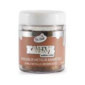 Dr. Gusto 10 gr Yenilebilir Kahve Metalik Toz Gıda Boyası