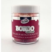 Dr. Gusto Yenilebilir Bordo Sim Metalik 10 gr Toz Gıda Boyası