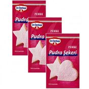 Dr. Oetker Pembe 3x15 gr Pudra Şekeri