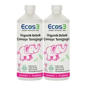 Ecos3 2 x 1050 ml Organik Bebek Çamaşır Deterjanı