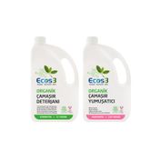 Ecos3 Organik 2 x 2,5 Lt Çamaşır Yıkama Seti
