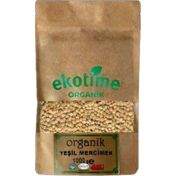 Ekotime 1 kg Organik Yeşil Mercimek