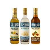 Esperado 3x750 ml Şekersiz Vanilya + Toffnut + Beyaz Çikolata Aromalı Kahve Şurubu