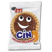 Eti Cin Tekli Portakallı 25 gr Bisküvi