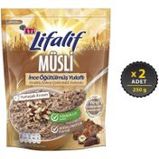 Eti Lifalif 2x250 gr Yulaflı Fındıklı Kakao Çekirdekli Müsli
