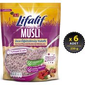 Eti Lifalif İnce Öğütülmüş Müsli Hibiskuslu 250 gr x 6 Adet