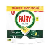 Fairy 100'lü Hepsi Bir Arada Limon Bulaşık Makinesi Kapsülü