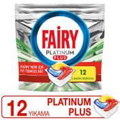 Fairy 12'li Platinum Plus bulaşık makinesi tableti