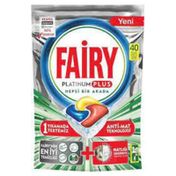 Fairy 40 Tablet Platinum Plus Hepsi Bir Arada Bulaşık Makinesi Deterjanı